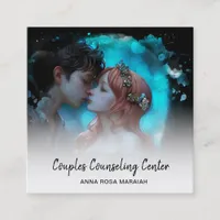*~* QR Marital Couples Counseling AP55 Angels Square Business Card