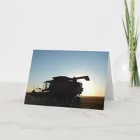 Combine at Sunset Card