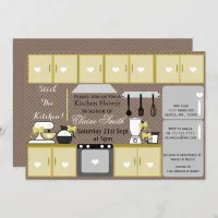 Cute stock the kitchen Bridal shower Invite