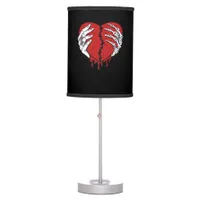 Skeleton Hands Hearts Classic Trending Style Table Lamp