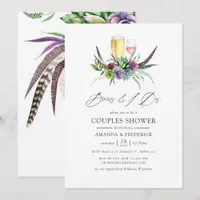 Mystical Boho Succulent Brews Before The I Dos Invitation