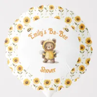 Cute Honey Bee Bear Ba-Bee Shower  Balloon