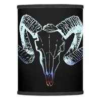 Horn Skull in Simple Modern Style  Gradient Colors Lamp Shade