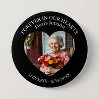Memorial or Vigil Keepsake | Forever in our Hearts Button