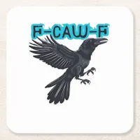 F-Caw-F Classic Creative Casual Square Paper Coaster