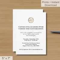 Networking Event Invitation with Logo