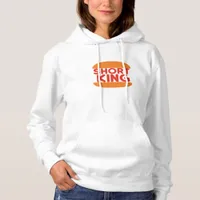 Short King Funny Minimal Design Hoodie