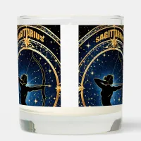 Sagittarius astrology sign scented candle