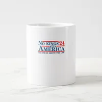 No Kings In America Retro Classic Giant Coffee Mug