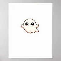 Cute Little Boo Basic Clean Poster