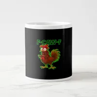 F-Caw-F Chicken Classic Retro Graphic Giant Coffee Mug