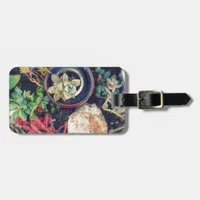 Succulents Luggage Tag