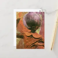 Dancing Onion Woman Postcard
