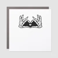 Skeleton Hands The Of A Heart Abstract Form Car Magnet
