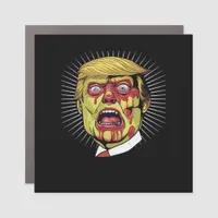 Trumpkin Retro Halloween   Car Magnet