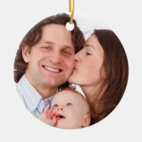 Family Photo Christmas Ornament Keepsake