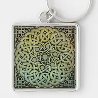 Celtic Knotwork Mandala Keychain