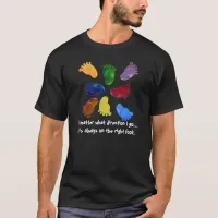 Funny Colorful Feet Always The Right Foot Unisex T-Shirt