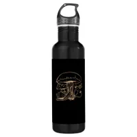 Cottagecore Aesthetic Goblincore Mushroom Snail Stainless Steel Water Bottle