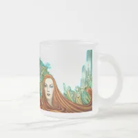 Celtic Magic Frosted Glass Mug