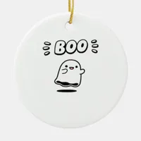 Little Boo Minimal Style Ceramic Ornament