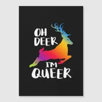 Oh Deer Queer Pride Minimal Artistic Style 
