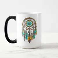 Pretty Teal and Brown Dreamcatcher | Sweet Dreams Magic Mug