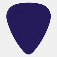 Elegant Stylish Aesthetic Dark Navy Midnight Blue Guitar Pick