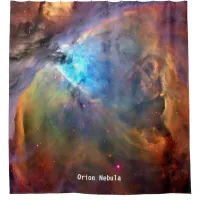 Orion Nebula Space Galaxy Shower Curtain