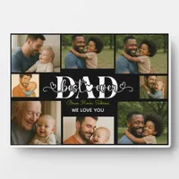 Best Father Ever personalized photo collage Plaque
