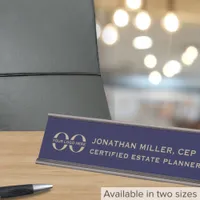 Full-Color Logo Name Position Desk Name Plate