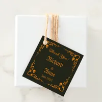 Goth or Halloween Wedding  Favor Tags