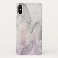 *~* Faux Amethyst Chakra Crystal Healing Energy iPhone X Case