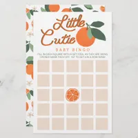 Little Cutie Baby Shower Bingo Game – Clementine C