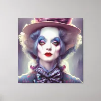 Alice IS the Hatter Canvas Print