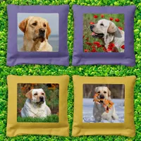 Simple Fun 4 Custom Dog Lover Pet Photo Cornhole Bags