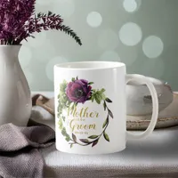 Purple Peony Wreath Mother of the Groom ID456 Coffee Mug