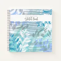 Tropical bird botanical Art Journal Sketchbooks