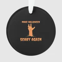 Make Halloween Scary Again Zombie Classic Trumpkin Ornament