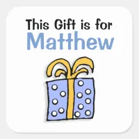 This Gift is for Personalized Gift Tag