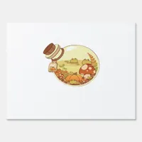 Fall Potion With Froggies Classic Sign