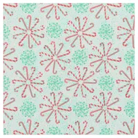Candy canes  fabric