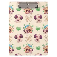 Adorable Dog Pattern  Clipboard