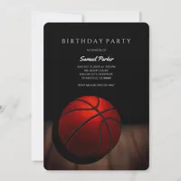 Basketball Player Bachelor / Birthday Party Sports Invitation