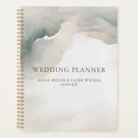 Elegant Modern Watercolor Artistic Abstract  Planner