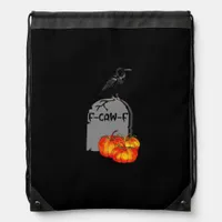 F-Caw-F Crow Classic Retro Cool Drawstring Bag