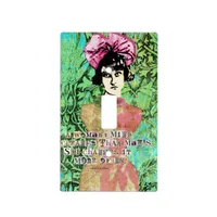 Womans Mind Light Switch Cover