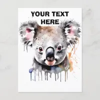 Koala Bear Portrait Postcard