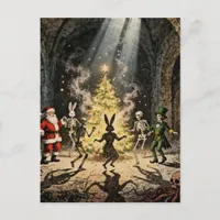 Multiple Holidays Spooky Party Postcard