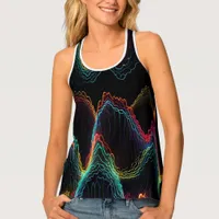 Electric Pulse: Symphony of Neon Frequencies Tank Top